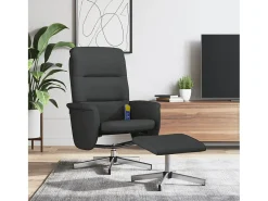Cadeira de massagens reclinável com apoio de pés tecido SHL513889^ Poltrona