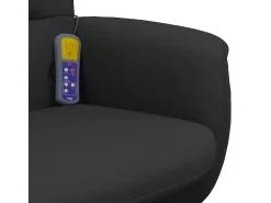 Cadeira de massagens reclinável com apoio de pés tecido SHL513889^ Poltrona