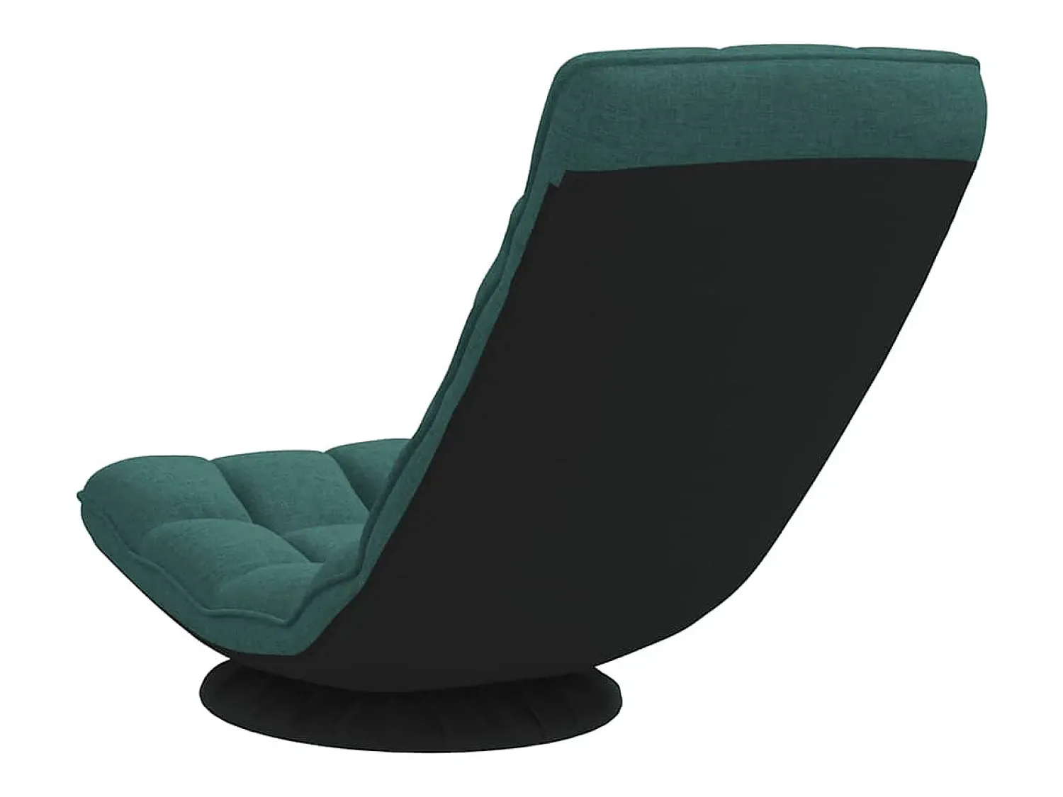 vidaxl Cadeira de piso giratória 70x51x79 cm tecido -escuro^ Poltrona