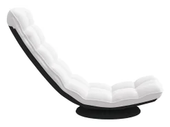 vidaxl Cadeira de piso giratória 70x51x79 cm tecido^ Poltrona
