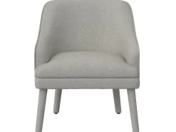 Poltrona*Dorel Home Cadeira decorativa em linho claro Cinzento