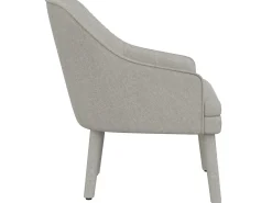 Poltrona*Dorel Home Cadeira decorativa em linho claro Cinzento
