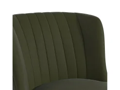 Poltrona|Novogratz Cadeira decorativa estofada em linho Verde