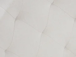 Poltrona*Loft24 Cadeira decorativa estofada em tecido creme Branco