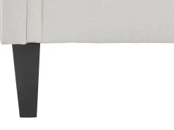 Poltrona*Loft24 Cadeira decorativa estofada em tecido creme Branco