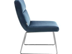 Loft24 Cadeira decorativa estofada em veludo .^ Poltrona