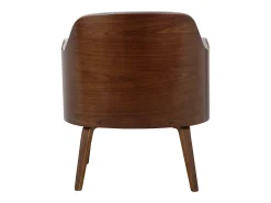 Best Loft24 Cadeira decorativa estofada em estofo dolly teddy claro Cinzento