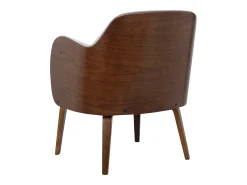 Best Loft24 Cadeira decorativa estofada em estofo dolly teddy claro Cinzento