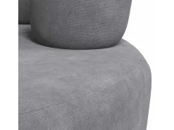 Poltrona*vidaxl Cadeira em forma de mão veludo Cinzento