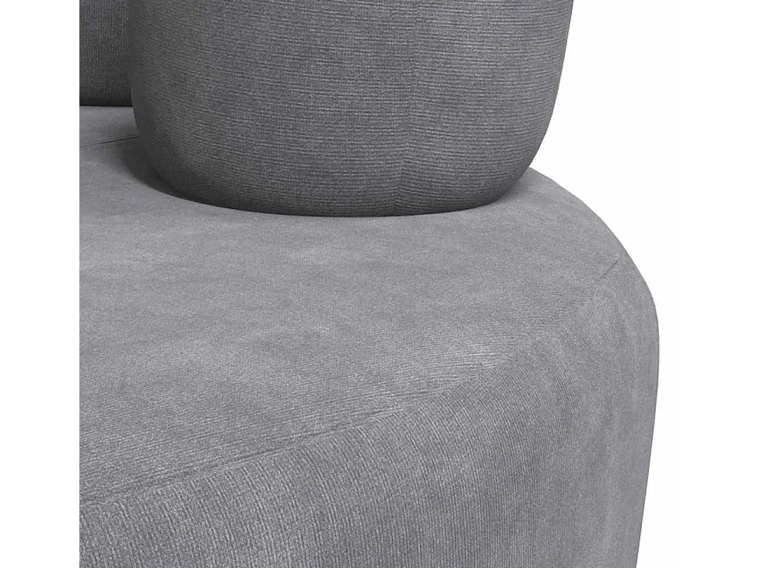 Poltrona*vidaxl Cadeira em forma de mão veludo Cinzento