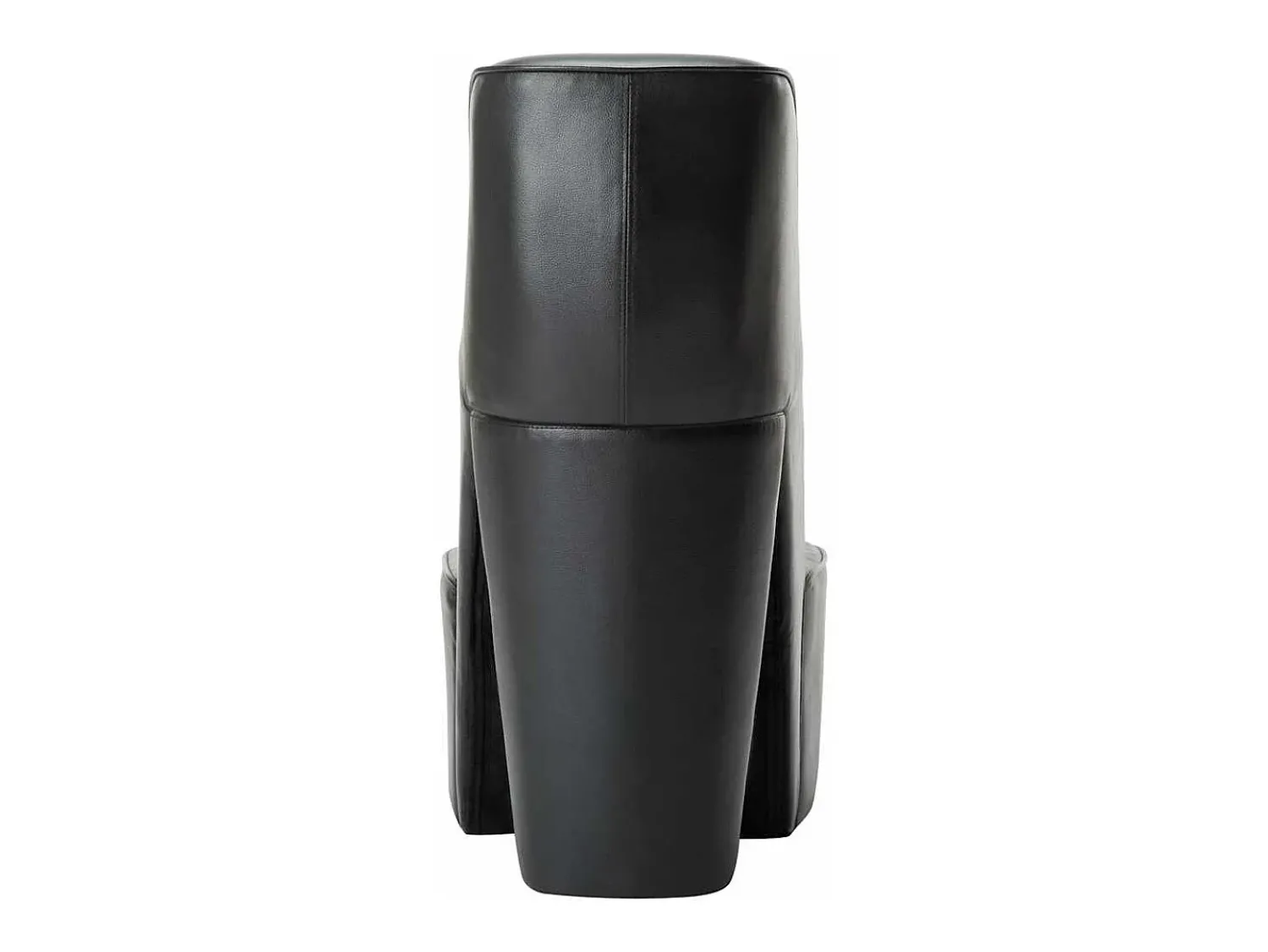New vidaxl Cadeira estilo sapato de salto alto couro artificial Preto