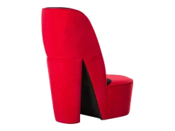 Cadeira estilo sapato de salto alto veludo SHL538473^ Poltrona