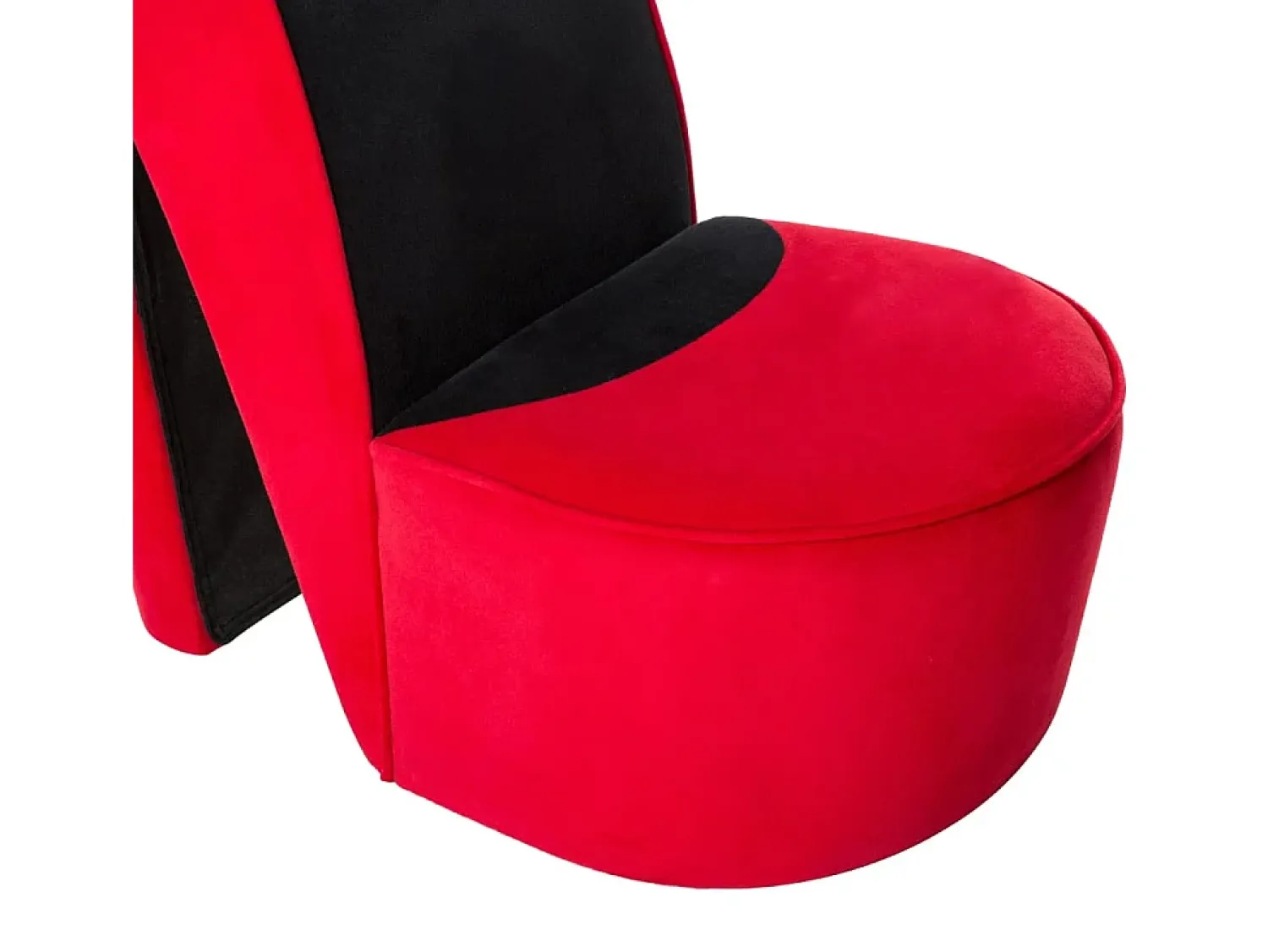 Cadeira estilo sapato de salto alto veludo SHL538473^ Poltrona