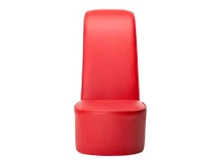 Poltrona* Cadeira estilo sapato de salto alto couro artificial SHL330241 Vermelho