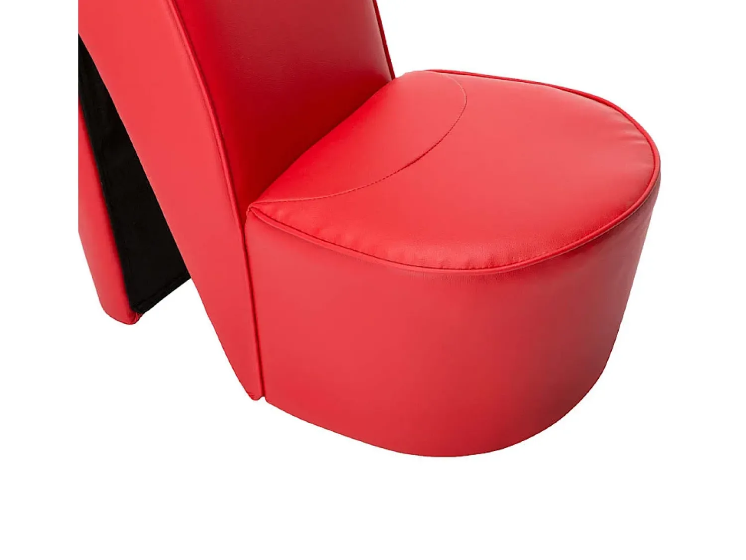 Discount vidaxl Cadeira estilo sapato de salto alto couro artificial Vermelho