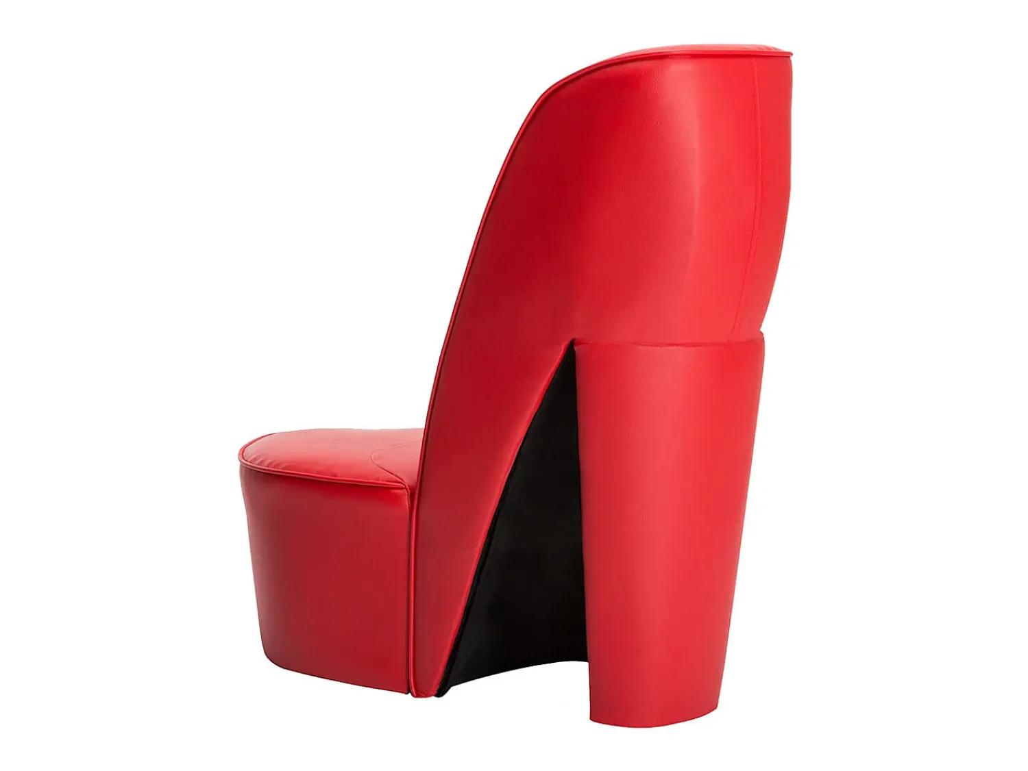 Discount vidaxl Cadeira estilo sapato de salto alto couro artificial Vermelho