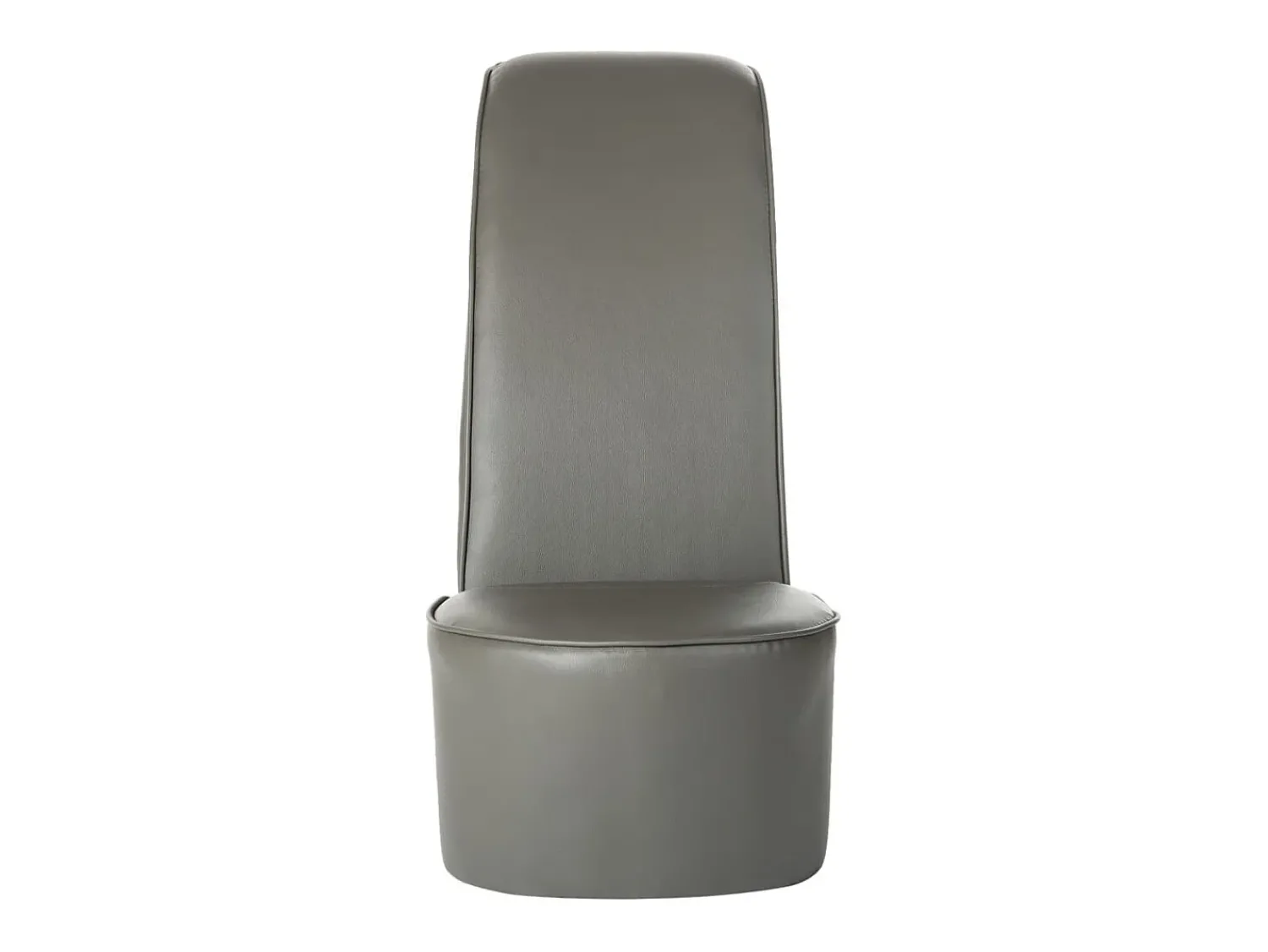 Outlet Cadeira estilo sapato de salto alto couro artificial SHL365564 Cinzento