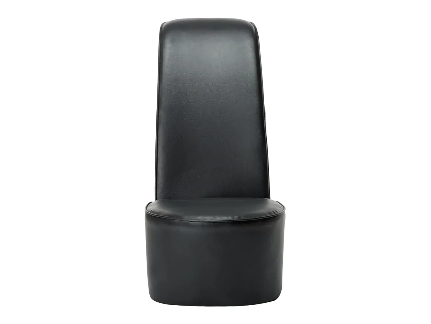 Poltrona* Cadeira estilo sapato de salto alto couro artificial SHL33095 Preto