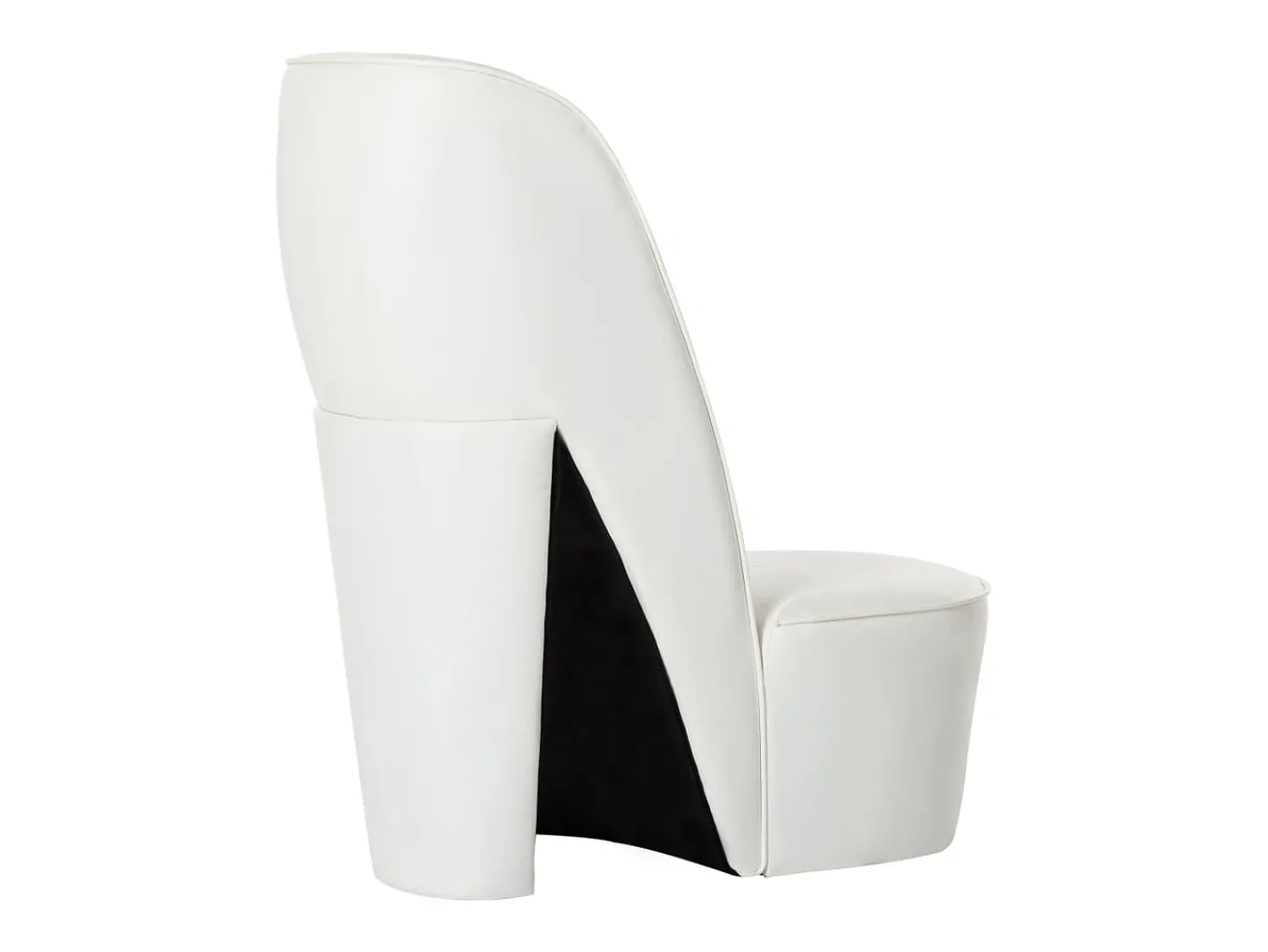 Cadeira estilo sapato de salto alto couro artificial SHL250242^ Poltrona