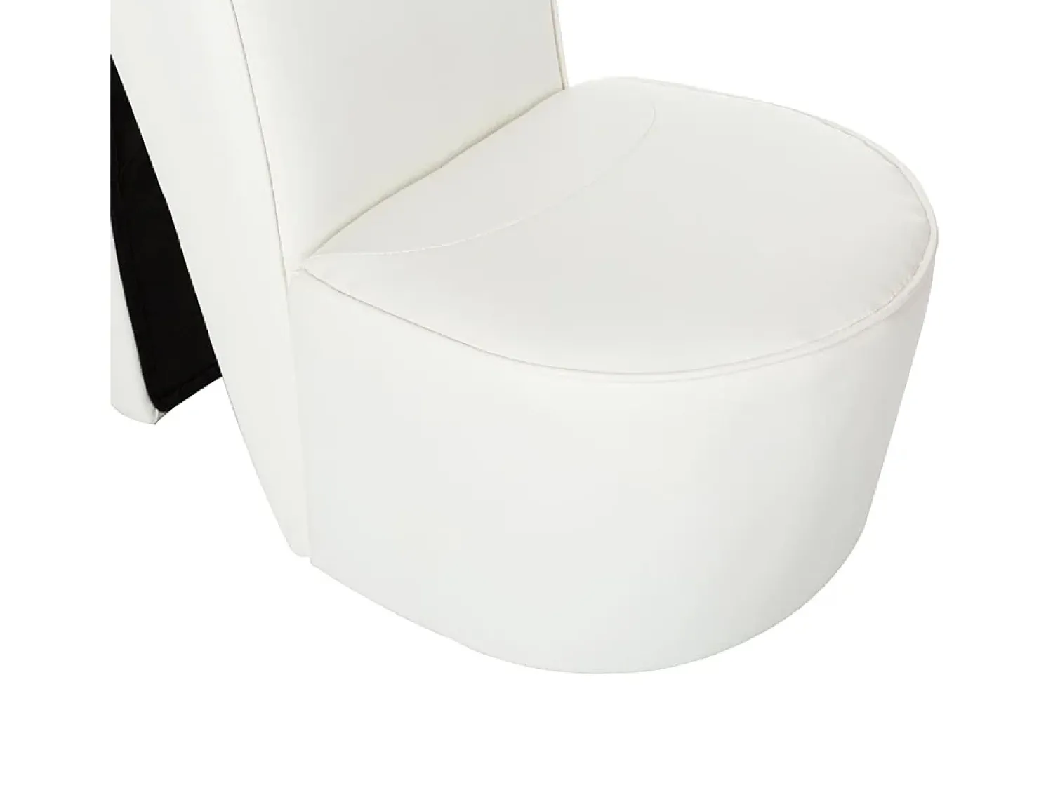 Cadeira estilo sapato de salto alto couro artificial SHL250242^ Poltrona