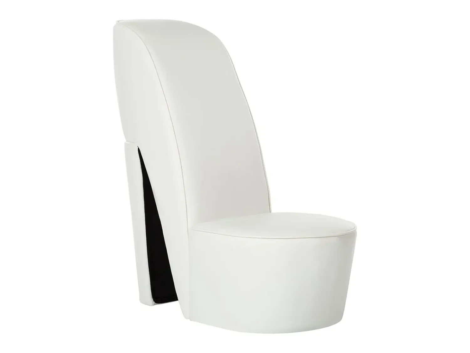 Cadeira estilo sapato de salto alto couro artificial SHL250242^ Poltrona