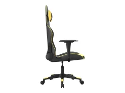 Outlet vidaxl Cadeira gaming couro artificial preto e Dourado
