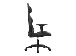 Best vidaxl Cadeira gaming de massagens couro artificial Preto