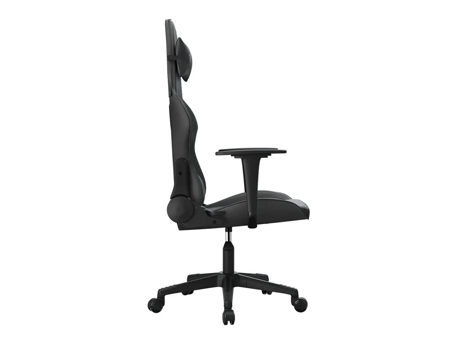 Best vidaxl Cadeira gaming de massagens couro artificial Preto
