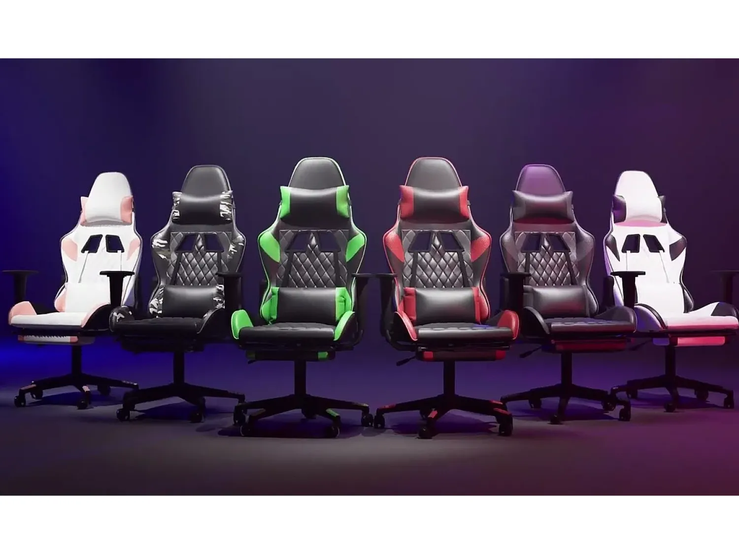 Poltrona*vidaxl Cadeira gaming massagem + apoio pés couro artif. preto/ Vermelho