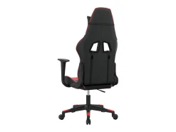 Online vidaxl Cadeira gaming massagens couro artificial preto e Vermelho