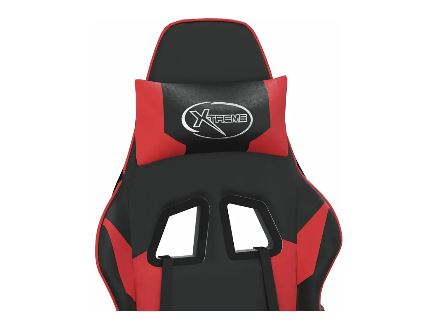 Online vidaxl Cadeira gaming massagens couro artificial preto e Vermelho