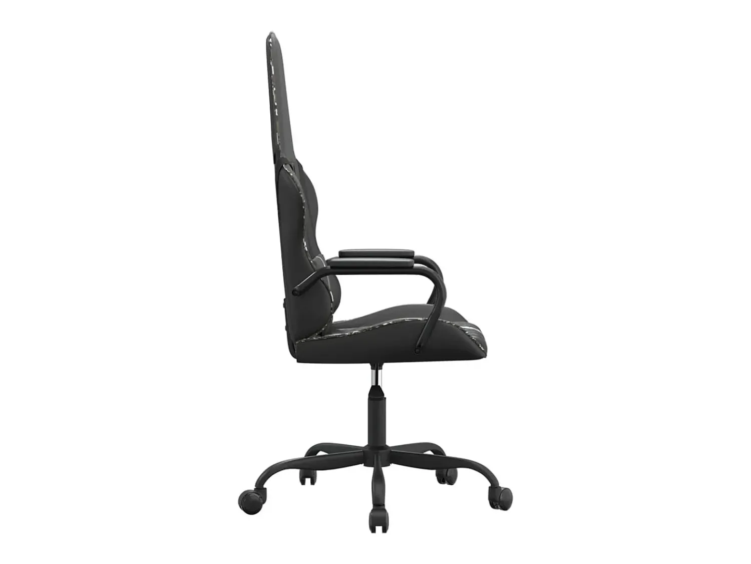 Poltrona|vidaxl Cadeira gaming massagens couro artificial camuflagem e preto Multicor