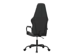 Poltrona|vidaxl Cadeira gaming massagens couro artificial camuflagem e preto Multicor