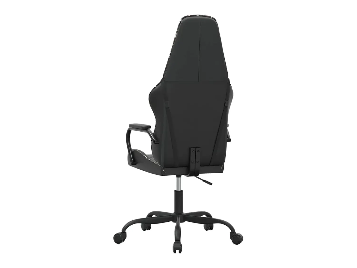 Poltrona|vidaxl Cadeira gaming massagens couro artificial camuflagem e preto Multicor