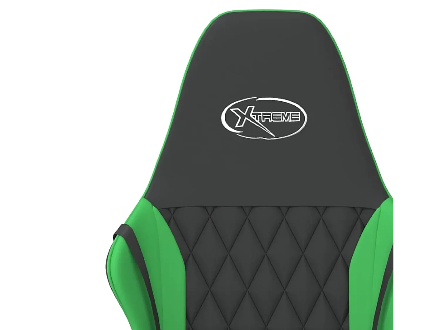 Best vidaxl Cadeira gaming massagens couro artificial preto e Verde