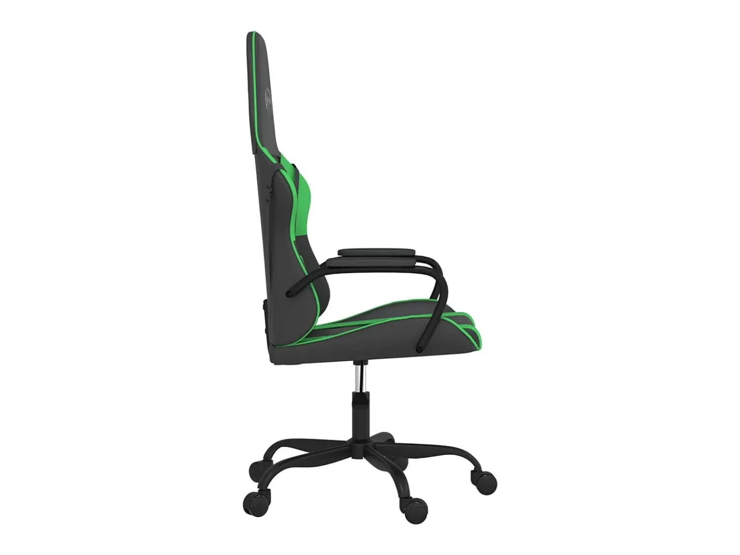Best vidaxl Cadeira gaming massagens couro artificial preto e Verde