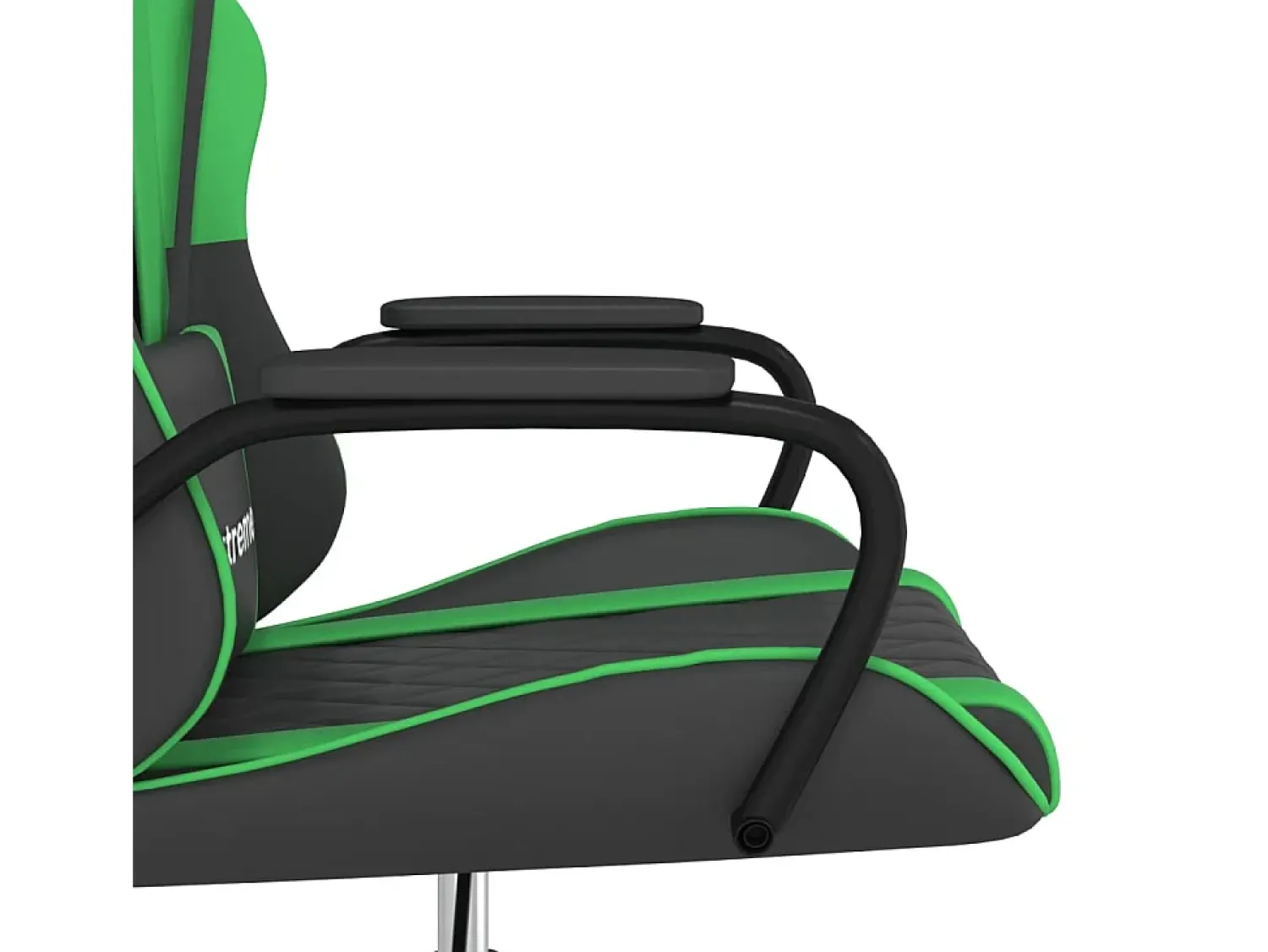 Best vidaxl Cadeira gaming massagens couro artificial preto e Verde