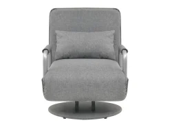 Poltrona* Cadeira giratória e sofá-cama tecido -claro PT428553 Cinzento