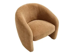 Poltrona*Vente-unique Cadeira infantil em tecido chenille o ROMICOU Camel