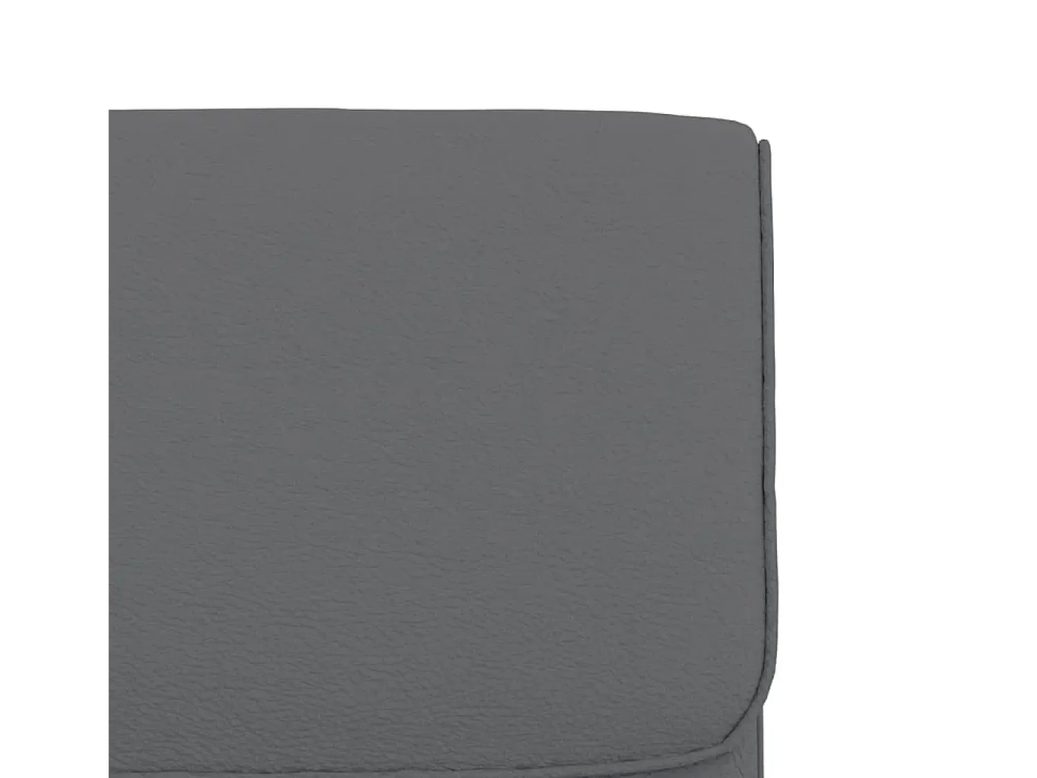 Poltrona*vidaxl Cadeira lounge 55x64x80 cm couro artificial Cinzento