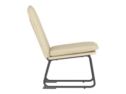 vidaxl Cadeira lounge 52x75x76 cm tecido cor^ Poltrona