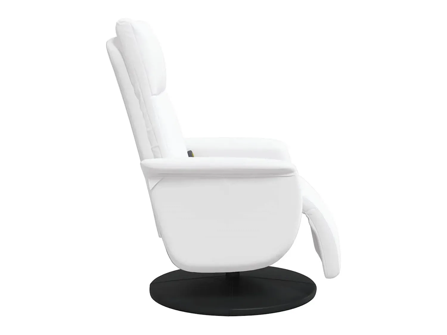 Poltrona| Cadeira massagens reclinável comapoio pés couro artif. SHL3846 Branco