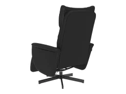 Poltrona* Cadeira massagens reclinável comapoio pés couro artificial SHL201243 Preto