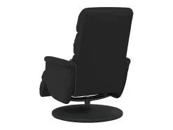 Poltrona| Cadeira massagens reclinável comapoio pés couro artificial SHL80070 Preto