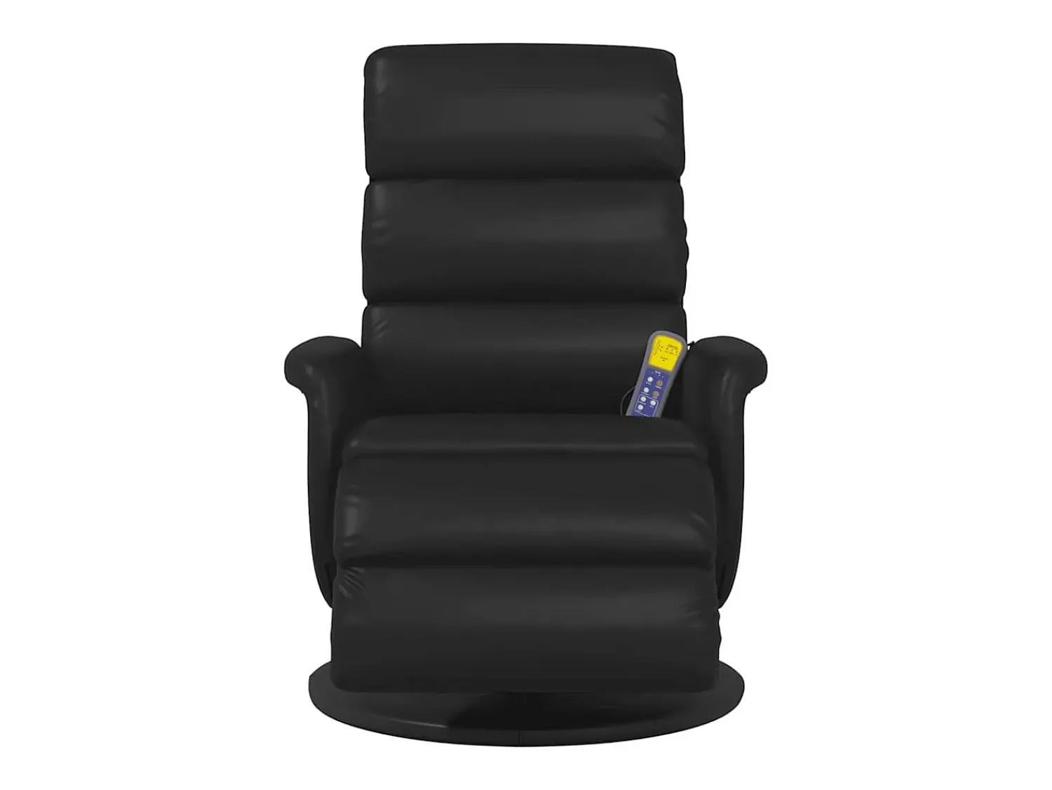 Poltrona| Cadeira massagens reclinável comapoio pés couro artificial SHL80070 Preto