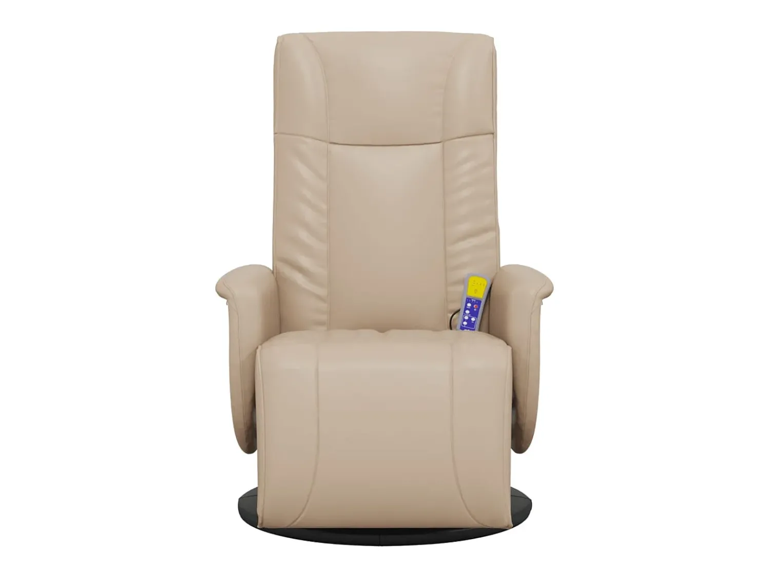 Poltrona| Cadeira massagens reclinável comapoio pés couro arti. cappuccino SHL611280 Castanho