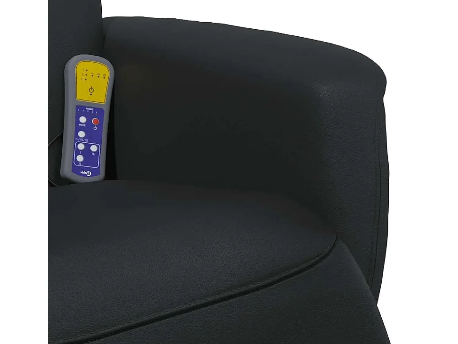 Cadeira massagens reclinável comapoio pés couro artificial SHL777645^ Poltrona