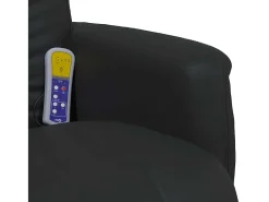 Cadeira massagens reclinável comapoio pés couro artificial SHL956769^ Poltrona