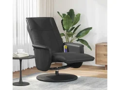 Cadeira massagens reclinável comapoio pés couro artificial SHL956769^ Poltrona