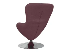 Poltrona*vidaxl Cadeira ovo Roxo 63 x 73 x 90 cm tecido Violeta